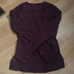Dark Purple Long Sleeve Top